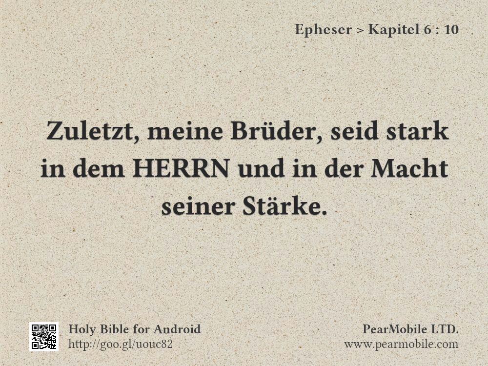 Epheser, Kapitel 6:10